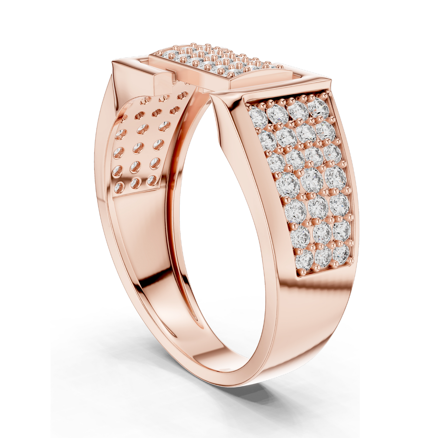 0.794 CT Lab Grown Diamond Ladies Ring | VVS-VS EF Clarity | 18KT, 14KT, 10KT Gold & 925 Silver | Rose, Yellow, White Gold & Moissanite Options