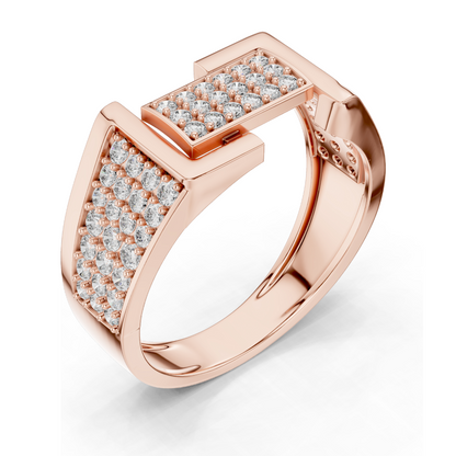 0.794 CT Lab Grown Diamond Ladies Ring | VVS-VS EF Clarity | 18KT, 14KT, 10KT Gold & 925 Silver | Rose, Yellow, White Gold & Moissanite Options