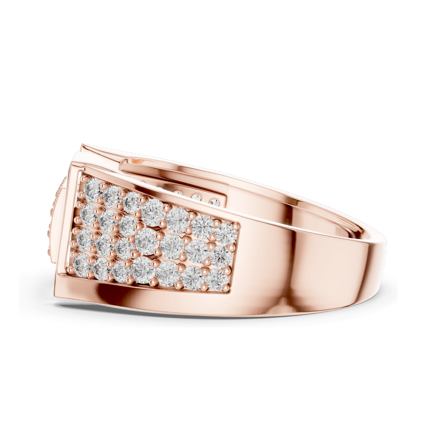 0.794 CT Lab Grown Diamond Ladies Ring | VVS-VS EF Clarity | 18KT, 14KT, 10KT Gold & 925 Silver | Rose, Yellow, White Gold & Moissanite Options