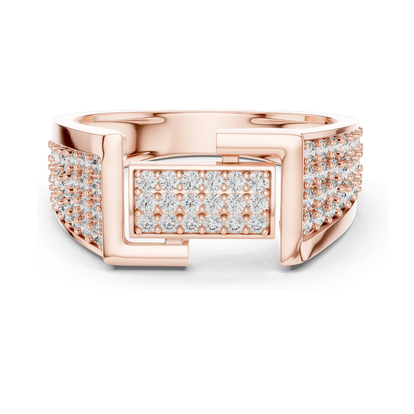 0.794 CT Lab Grown Diamond Ladies Ring | VVS-VS EF Clarity | 18KT, 14KT, 10KT Gold & 925 Silver | Rose, Yellow, White Gold & Moissanite Options