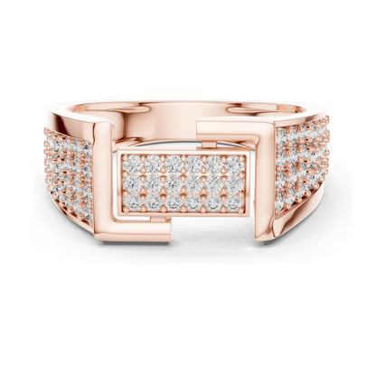 0.794 CT Lab Grown Diamond Ladies Ring | VVS-VS EF Clarity | 18KT, 14KT, 10KT Gold & 925 Silver | Rose, Yellow, White Gold & Moissanite Options