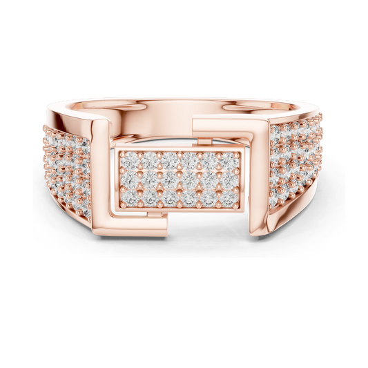 0.794 CT Lab Grown Diamond Ladies Ring | VVS-VS EF Clarity | 18KT, 14KT, 10KT Gold & 925 Silver | Rose, Yellow, White Gold & Moissanite Options