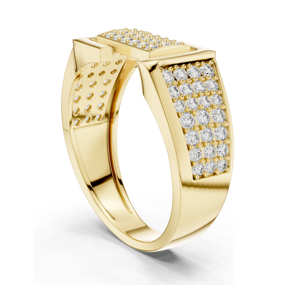 0.794 CT Lab Grown Diamond Ladies Ring | VVS-VS EF Clarity | 18KT, 14KT, 10KT Gold & 925 Silver | Rose, Yellow, White Gold & Moissanite Options