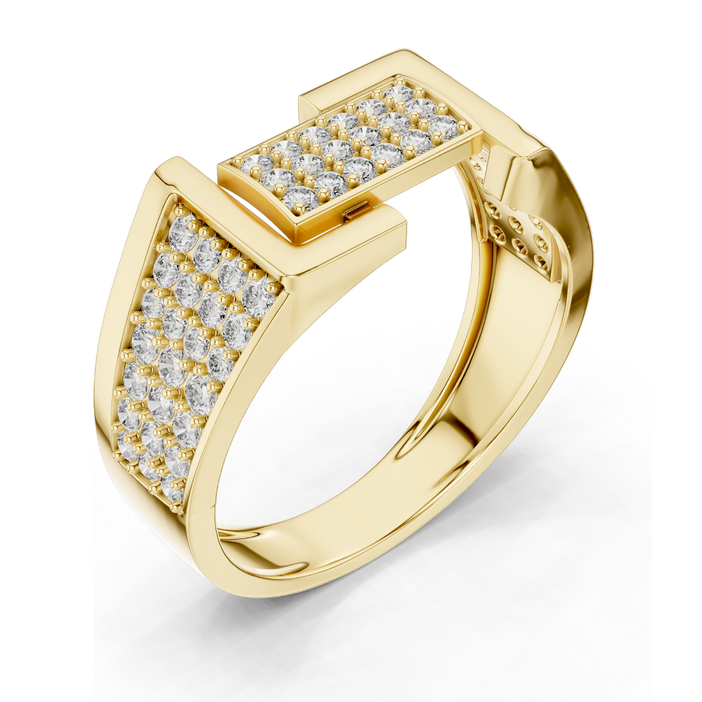 0.794 CT Lab Grown Diamond Ladies Ring | VVS-VS EF Clarity | 18KT, 14KT, 10KT Gold & 925 Silver | Rose, Yellow, White Gold & Moissanite Options