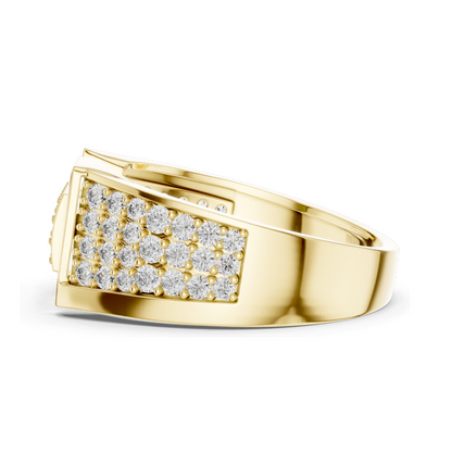 0.794 CT Lab Grown Diamond Ladies Ring | VVS-VS EF Clarity | 18KT, 14KT, 10KT Gold & 925 Silver | Rose, Yellow, White Gold & Moissanite Options