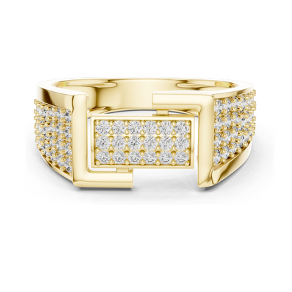 0.794 CT Lab Grown Diamond Ladies Ring | VVS-VS EF Clarity | 18KT, 14KT, 10KT Gold & 925 Silver | Rose, Yellow, White Gold & Moissanite Options