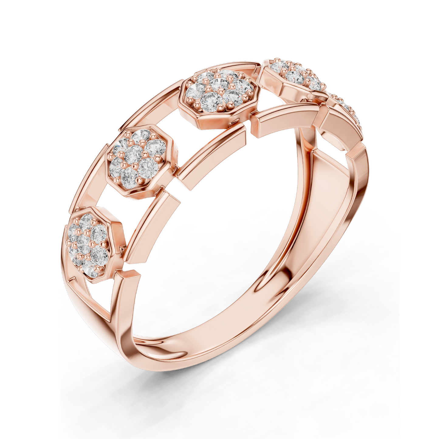 0.288 CT Lab Diamond & Moissanite Ladies Ring | VVS-VS EF Clarity | Available in 18KT, 14KT, 10KT Gold & 925 Silver | Rose, Yellow, White Gold