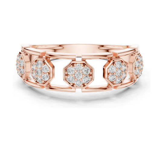 0.288 CT Lab Diamond & Moissanite Ladies Ring | VVS-VS EF Clarity | Available in 18KT, 14KT, 10KT Gold & 925 Silver | Rose, Yellow, White Gold