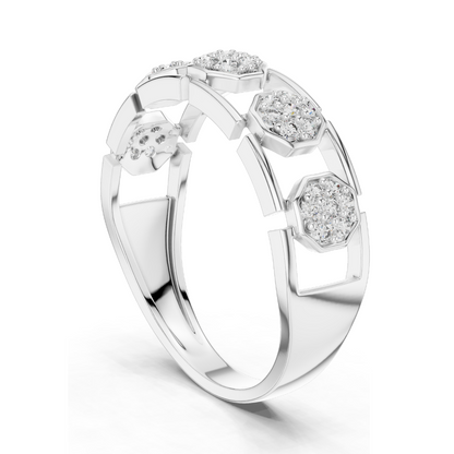 0.288 CT Lab Diamond & Moissanite Ladies Ring | VVS-VS EF Clarity | Available in 18KT, 14KT, 10KT Gold & 925 Silver | Rose, Yellow, White Gold