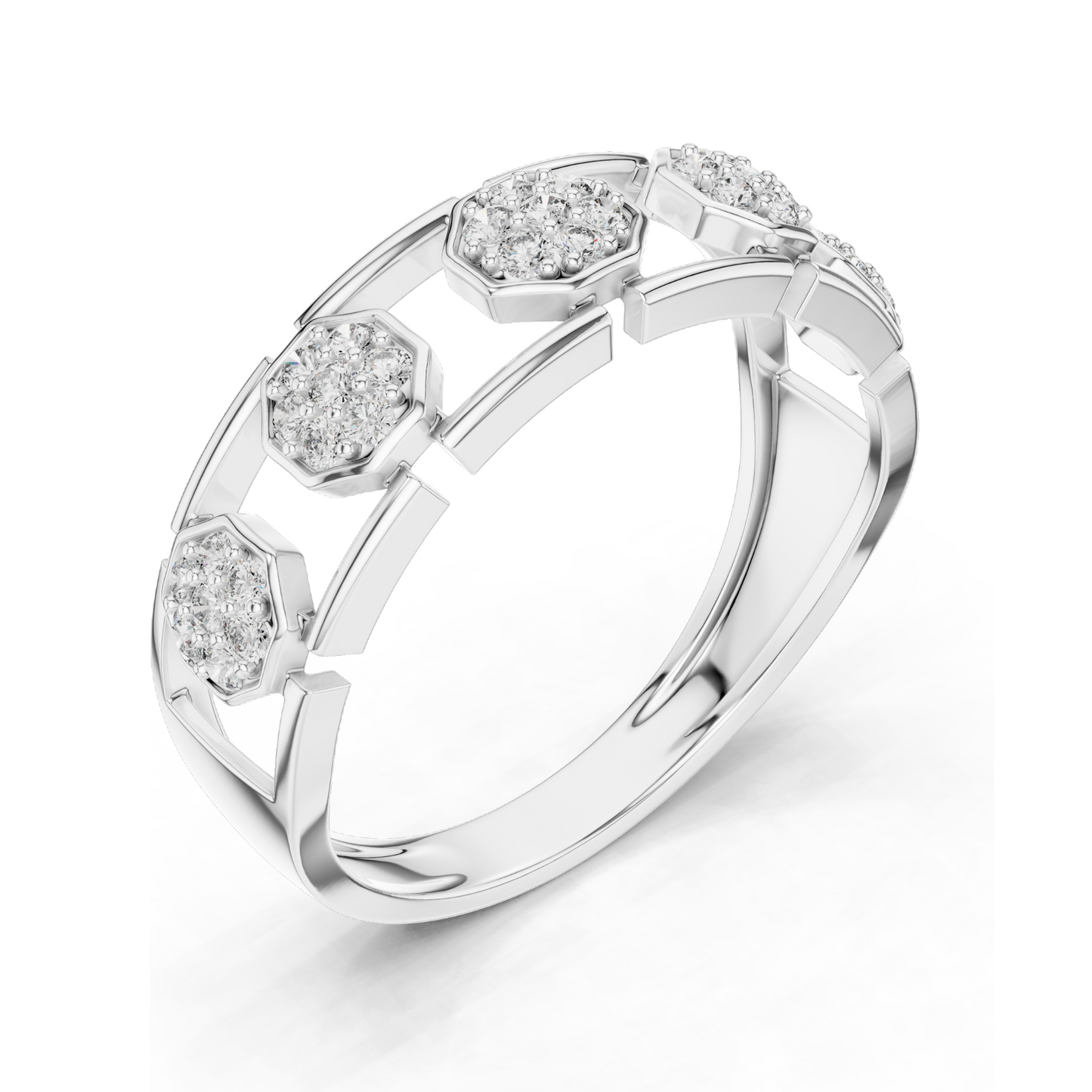 0.288 CT Lab Diamond & Moissanite Ladies Ring | VVS-VS EF Clarity | Available in 18KT, 14KT, 10KT Gold & 925 Silver | Rose, Yellow, White Gold