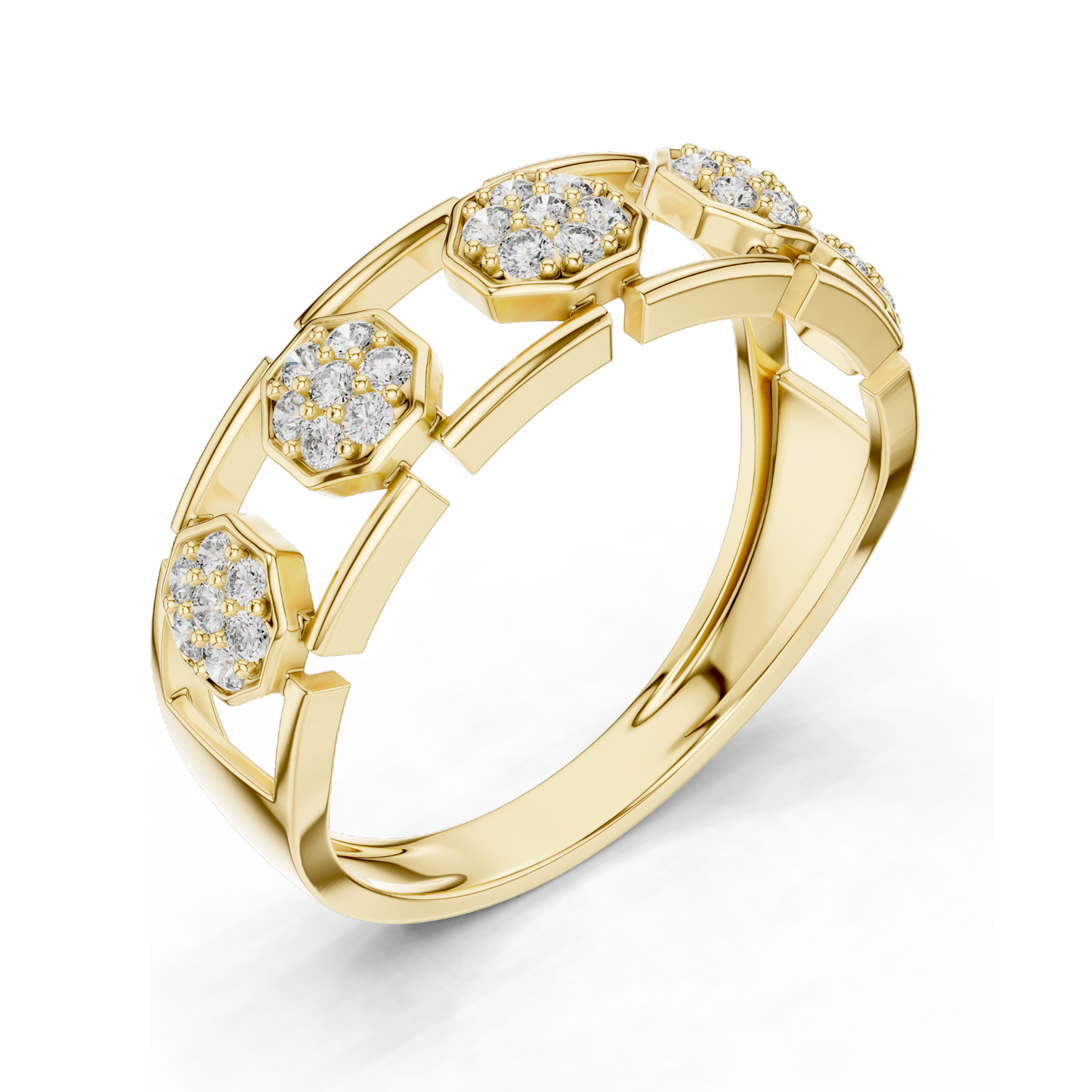 0.288 CT Lab Diamond & Moissanite Ladies Ring | VVS-VS EF Clarity | Available in 18KT, 14KT, 10KT Gold & 925 Silver | Rose, Yellow, White Gold