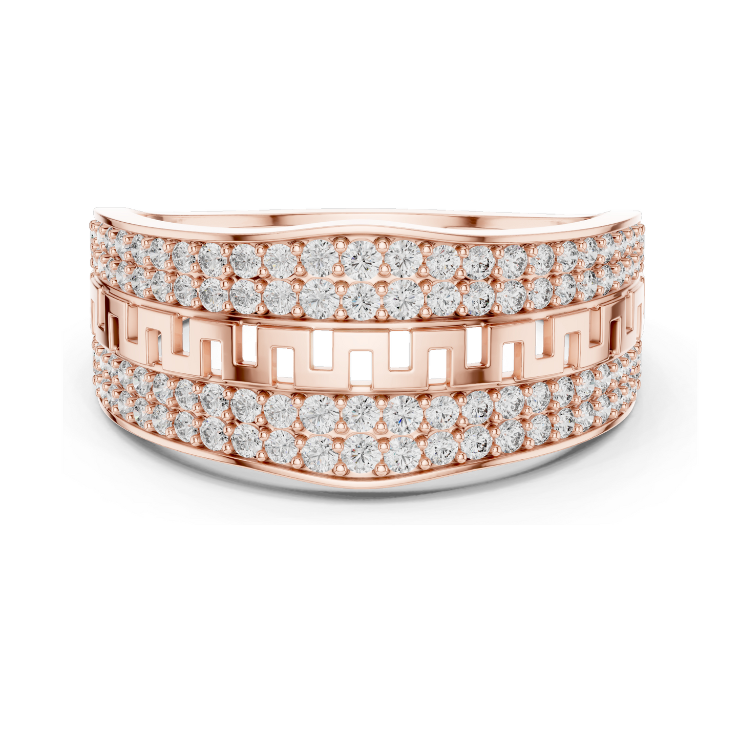 0.684 CT Lab Diamond Designer Ring for Women | VVS-VS EF Clarity | 18KT, 14KT, 10KT Gold & 925 Silver | White, Yellow, Rose Gold & Moissanite Options