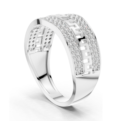 0.684 CT Lab Diamond Designer Ring for Women | VVS-VS EF Clarity | 18KT, 14KT, 10KT Gold & 925 Silver | White, Yellow, Rose Gold & Moissanite Options