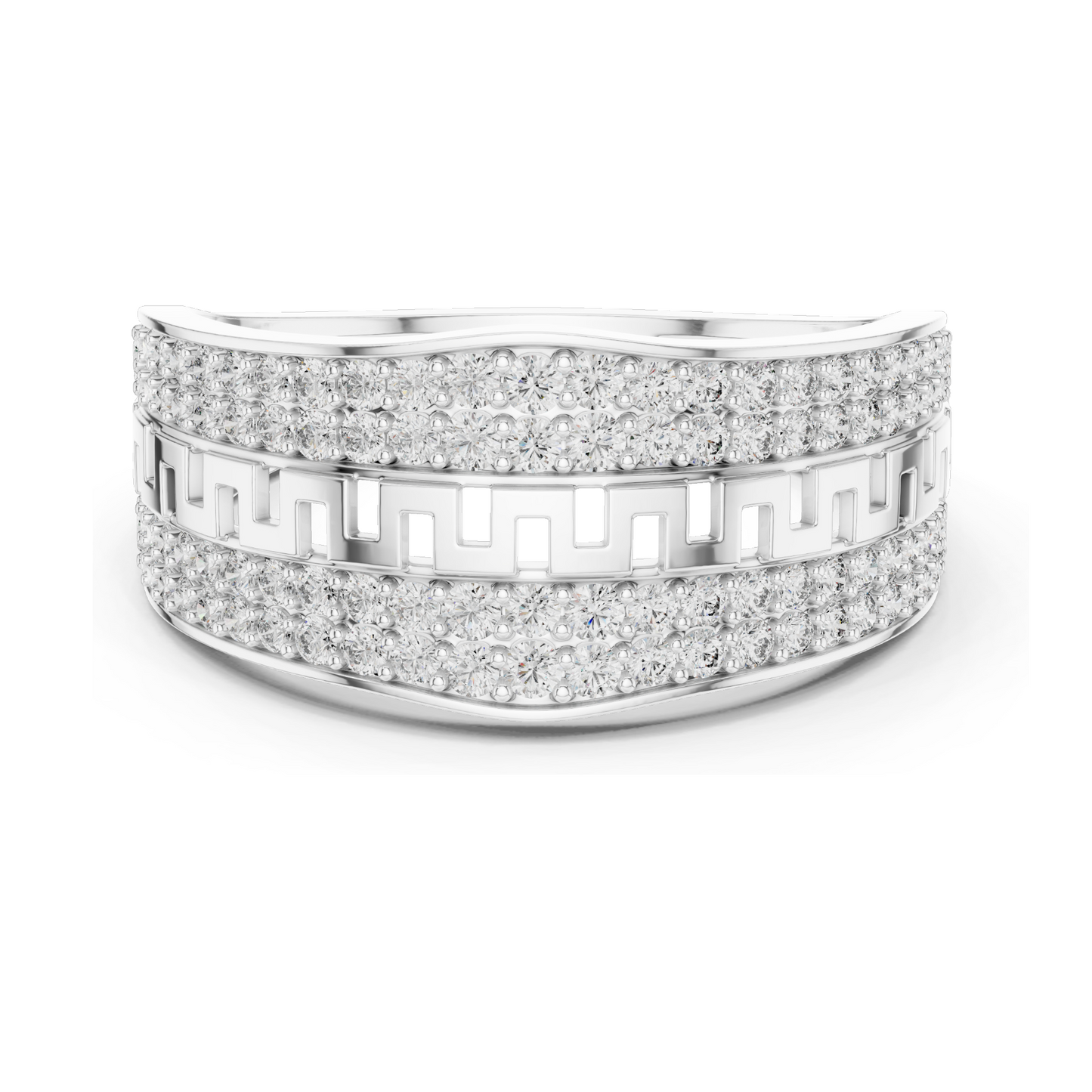 0.684 CT Lab Diamond Designer Ring for Women | VVS-VS EF Clarity | 18KT, 14KT, 10KT Gold & 925 Silver | White, Yellow, Rose Gold & Moissanite Options