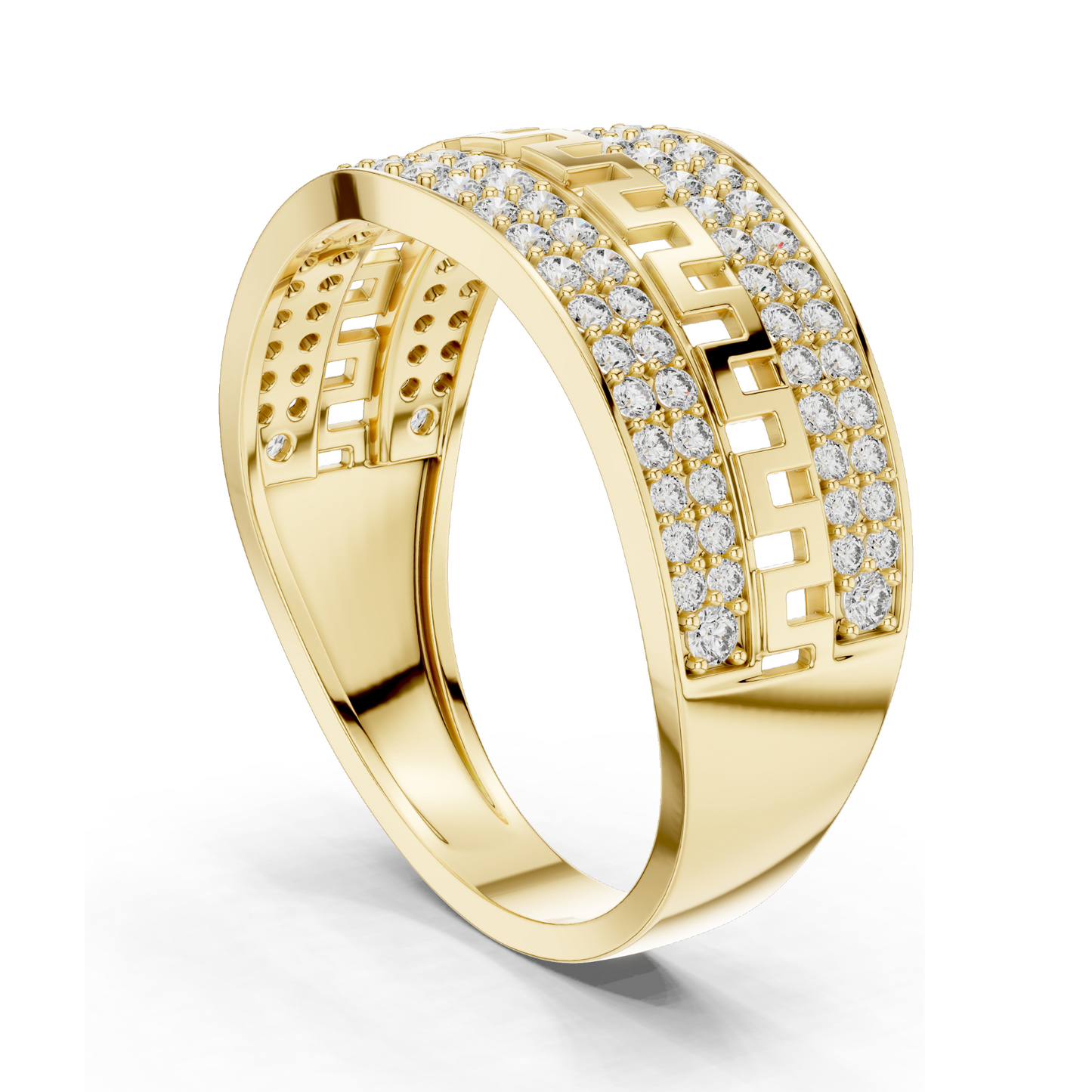 0.684 CT Lab Diamond Designer Ring for Women | VVS-VS EF Clarity | 18KT, 14KT, 10KT Gold & 925 Silver | White, Yellow, Rose Gold & Moissanite Options