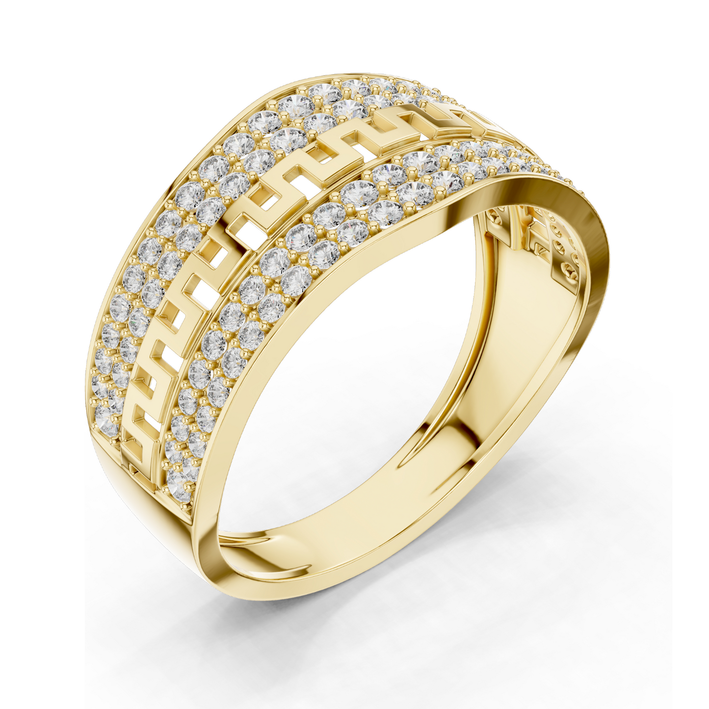 0.684 CT Lab Diamond Designer Ring for Women | VVS-VS EF Clarity | 18KT, 14KT, 10KT Gold & 925 Silver | White, Yellow, Rose Gold & Moissanite Options