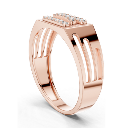 0.17 CT Lab Diamond Ring for Women | VVS-VS EF Clarity | 18KT, 14KT, 10KT Gold & 925 Silver | Rose, Yellow, White Gold & Moissanite Options