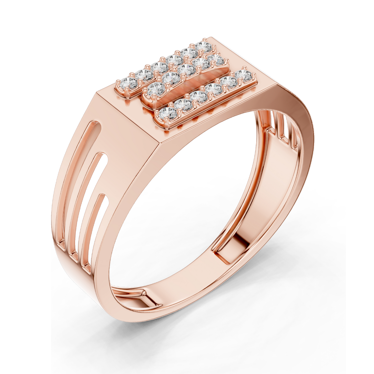 0.17 CT Lab Diamond Ring for Women | VVS-VS EF Clarity | 18KT, 14KT, 10KT Gold & 925 Silver | Rose, Yellow, White Gold & Moissanite Options