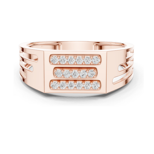 0.17 CT Lab Diamond Ring for Women | VVS-VS EF Clarity | 18KT, 14KT, 10KT Gold & 925 Silver | Rose, Yellow, White Gold & Moissanite Options