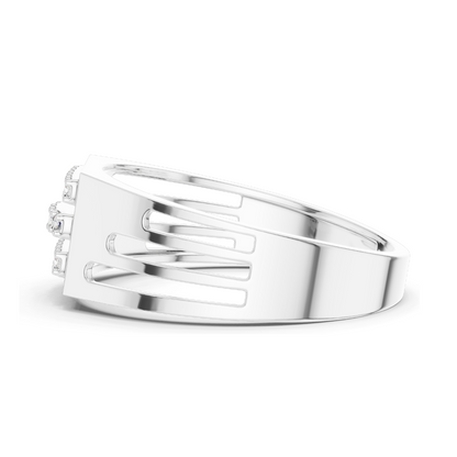 0.17 CT Lab Diamond Ring for Women | VVS-VS EF Clarity | 18KT, 14KT, 10KT Gold & 925 Silver | Rose, Yellow, White Gold & Moissanite Options