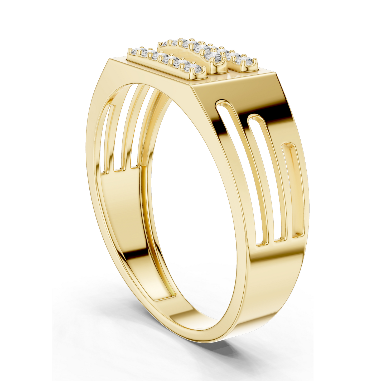 0.17 CT Lab Diamond Ring for Women | VVS-VS EF Clarity | 18KT, 14KT, 10KT Gold & 925 Silver | Rose, Yellow, White Gold & Moissanite Options