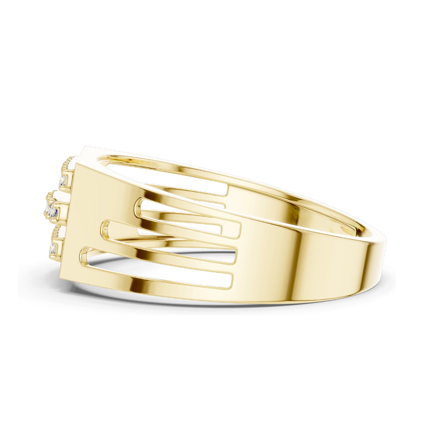 0.17 CT Lab Diamond Ring for Women | VVS-VS EF Clarity | 18KT, 14KT, 10KT Gold & 925 Silver | Rose, Yellow, White Gold & Moissanite Options