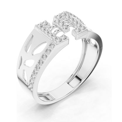 0.378 CT Lab-Created Diamond Ring for Women | VVS-VS EF Clarity | 18KT, 14KT, 10KT Gold & 925 Silver | Rose, Yellow, White Gold & Moissanite Options