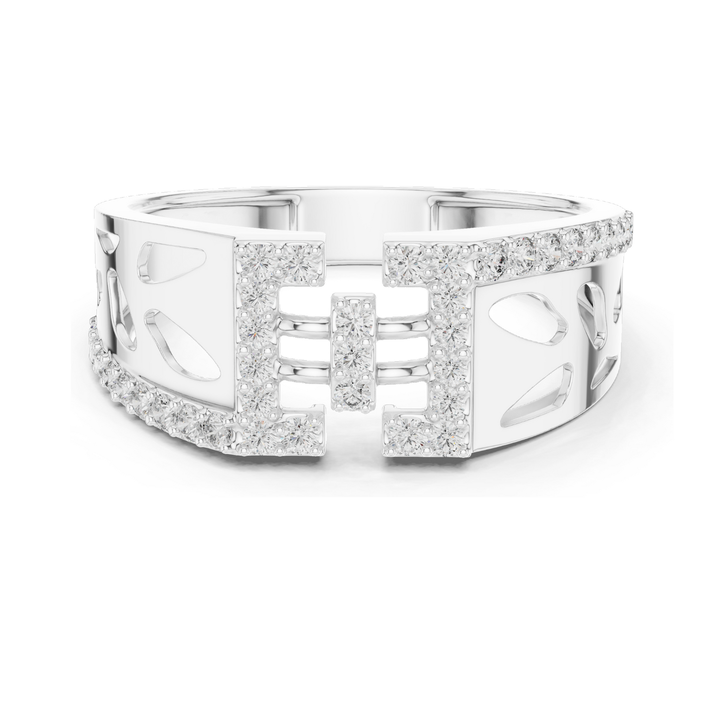 0.378 CT Lab-Created Diamond Ring for Women | VVS-VS EF Clarity | 18KT, 14KT, 10KT Gold & 925 Silver | Rose, Yellow, White Gold & Moissanite Options