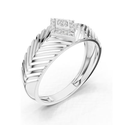 0.134 CT Lab Diamond Ladies Ring | VVS-VS Clarity, CVD Technology | Available in 18KT, 14KT, 10KT Gold & 925 Silver | Moissanite Option | Rose, Yellow, White Gold