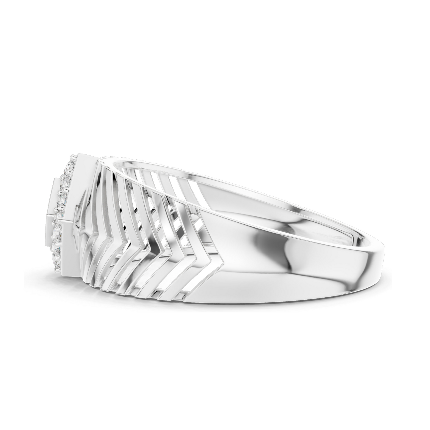 0.134 CT Lab Diamond Ladies Ring | VVS-VS Clarity, CVD Technology | Available in 18KT, 14KT, 10KT Gold & 925 Silver | Moissanite Option | Rose, Yellow, White Gold