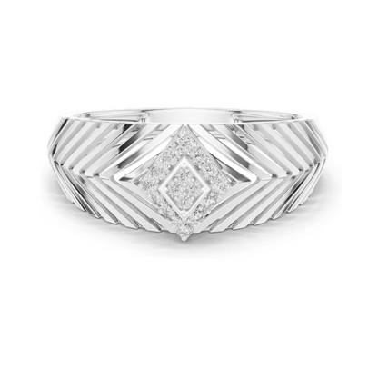 0.134 CT Lab Diamond Ladies Ring | VVS-VS Clarity, CVD Technology | Available in 18KT, 14KT, 10KT Gold & 925 Silver | Moissanite Option | Rose, Yellow, White Gold