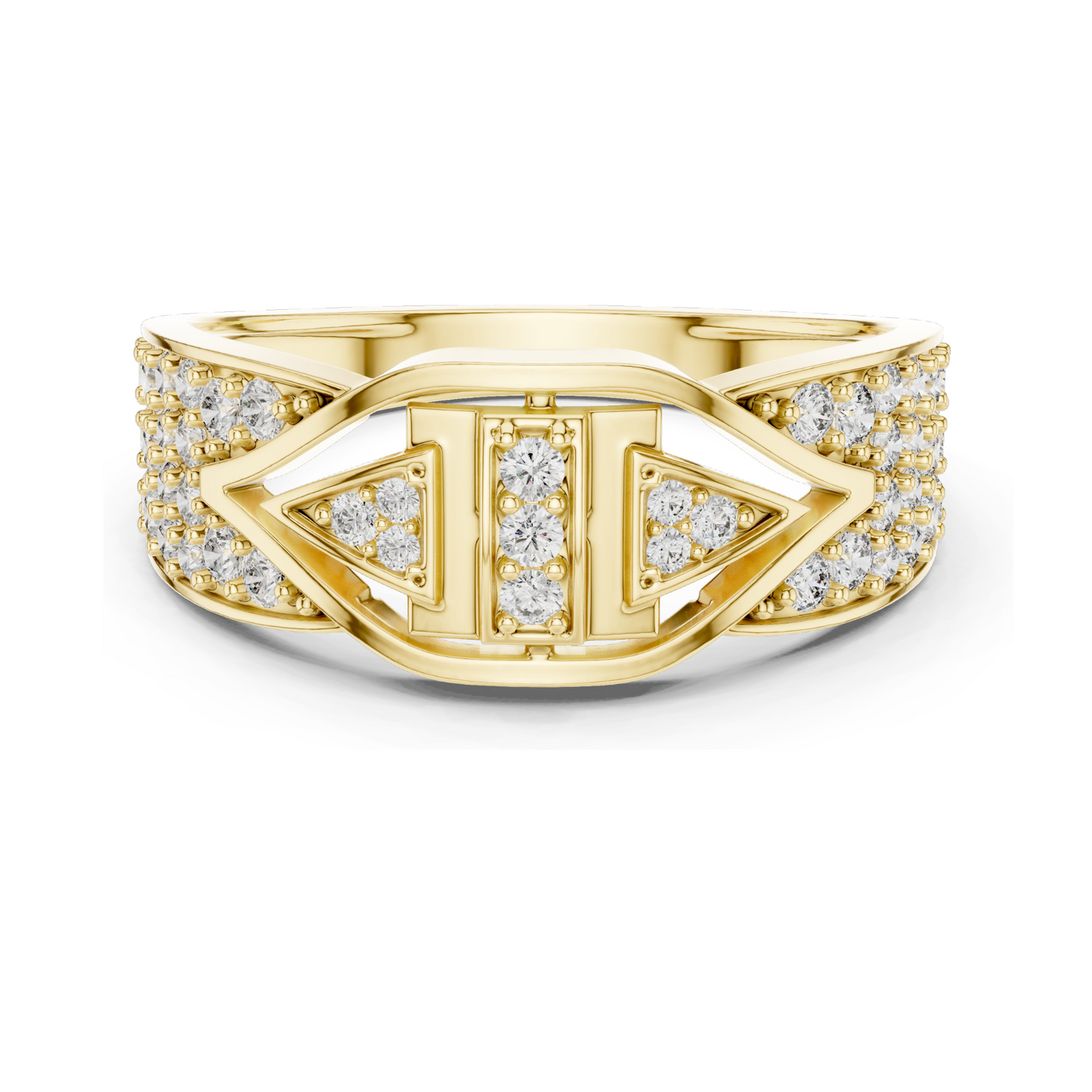 0.613 CT Lab-Grown Diamond Ladies Ring | VVS-VS EF Clarity | Available in 18KT, 14KT, 10KT Gold & 925 Silver | Rose, Yellow, White Gold & Moissanite Options