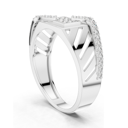 0.34 CT Lab Diamond Ladies Ring | VVS-VS EF Clarity | 18KT, 14KT, 10KT Gold & 925 Silver | Rose, Yellow, White Gold & Moissanite Options