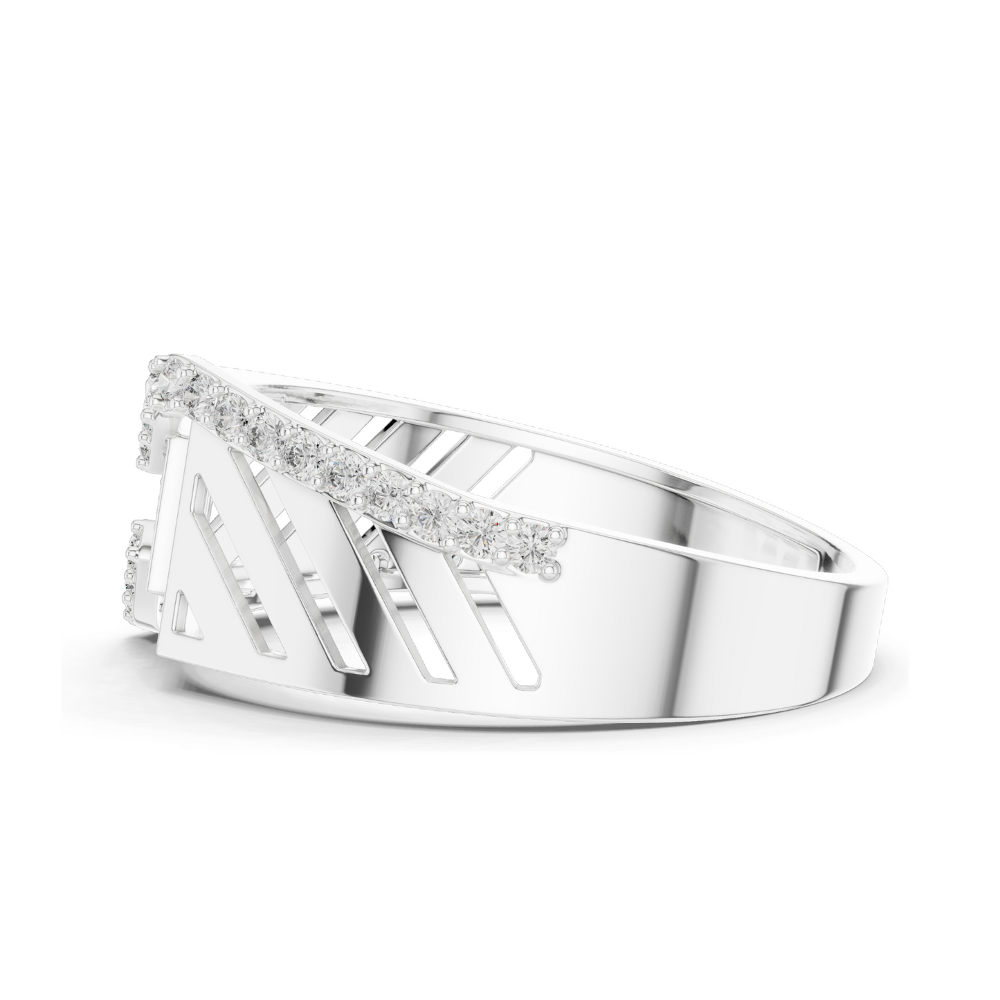0.34 CT Lab Diamond Ladies Ring | VVS-VS EF Clarity | 18KT, 14KT, 10KT Gold & 925 Silver | Rose, Yellow, White Gold & Moissanite Options
