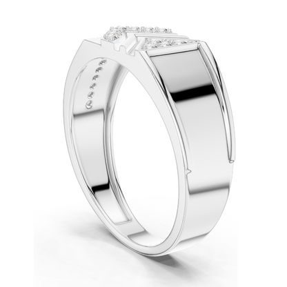 0.192 CT Lab Diamond Chevron Arrow Ring for Women | VVS-VS EF Clarity | 18KT, 14KT, 10KT Gold & 925 Silver | Rose, Yellow, White Gold & Moissanite Options