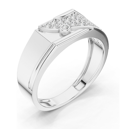 0.421 CT Lab Diamond Ladies Ring | Round Brilliant Cut VVS-VS EF Clarity | 18KT, 14KT, 10KT Gold & 925 Silver | Rose, Yellow, White Gold & Moissanite Options