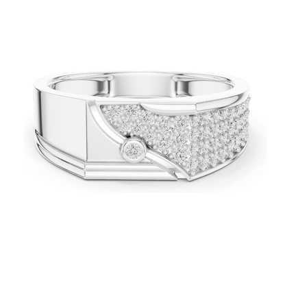 0.421 CT Lab Diamond Ladies Ring | Round Brilliant Cut VVS-VS EF Clarity | 18KT, 14KT, 10KT Gold & 925 Silver | Rose, Yellow, White Gold & Moissanite Options