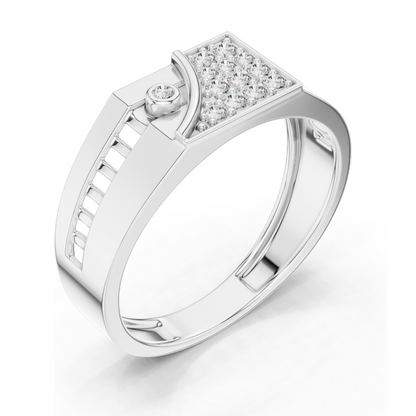 0.184 CT Lab Diamond Ring for Women | VVS-VS EF Clarity | 18KT, 14KT, 10KT Gold & 925 Silver | Rose, Yellow, White Gold & Moissanite Options