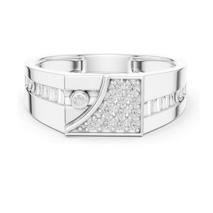 0.184 CT Lab Diamond Ring for Women | VVS-VS EF Clarity | 18KT, 14KT, 10KT Gold & 925 Silver | Rose, Yellow, White Gold & Moissanite Options