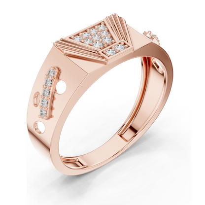 0.182 CT Lab Diamond Women's Ring | VVS-VS EF Clarity | 18KT, 14KT, 10KT Gold & 925 Silver | Rose, Yellow, White Gold & Moissanite Options