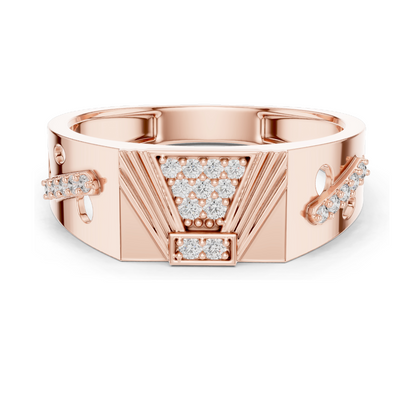 0.182 CT Lab Diamond Women's Ring | VVS-VS EF Clarity | 18KT, 14KT, 10KT Gold & 925 Silver | Rose, Yellow, White Gold & Moissanite Options