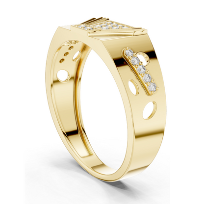 0.182 CT Lab Diamond Women's Ring | VVS-VS EF Clarity | 18KT, 14KT, 10KT Gold & 925 Silver | Rose, Yellow, White Gold & Moissanite Options