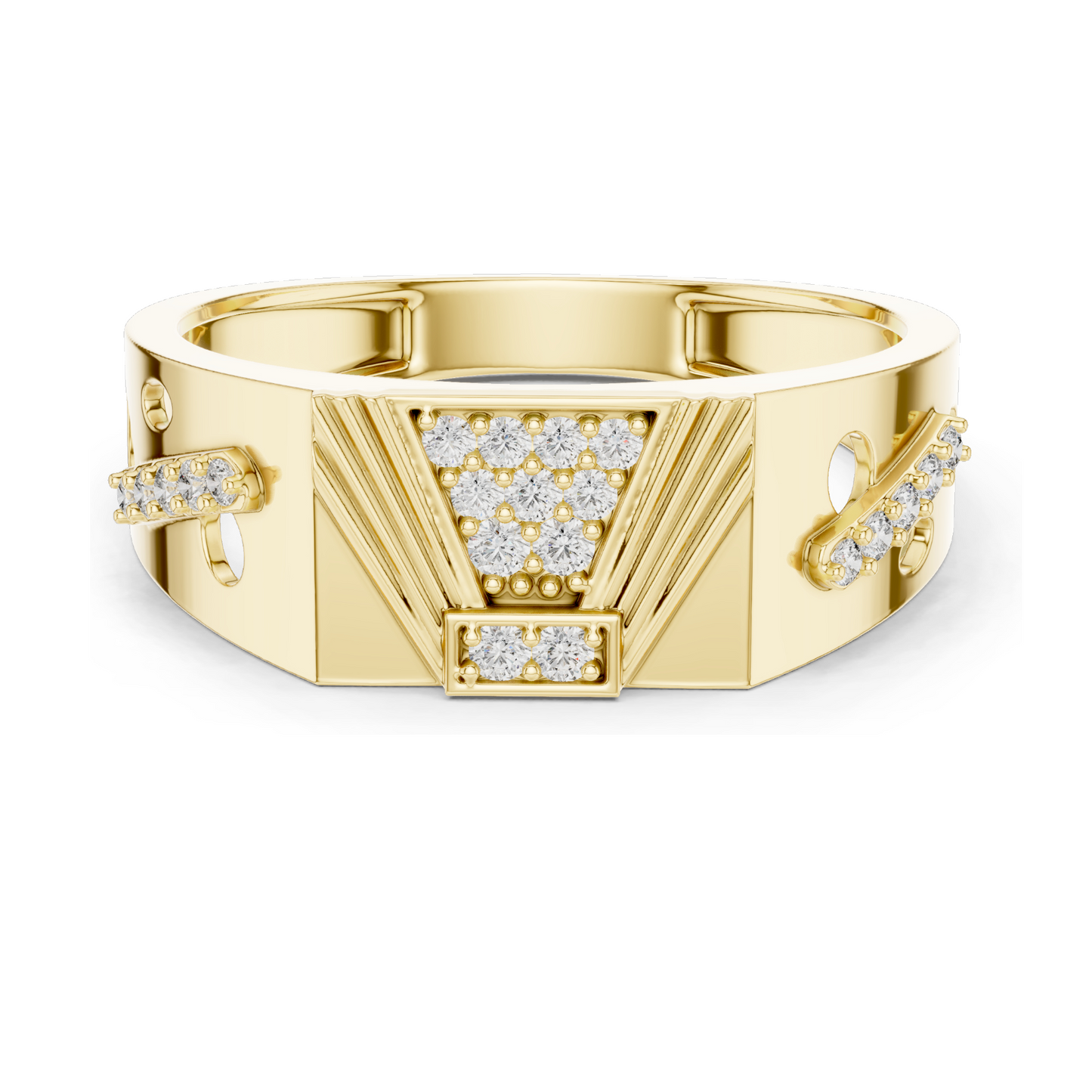 0.182 CT Lab Diamond Women's Ring | VVS-VS EF Clarity | 18KT, 14KT, 10KT Gold & 925 Silver | Rose, Yellow, White Gold & Moissanite Options