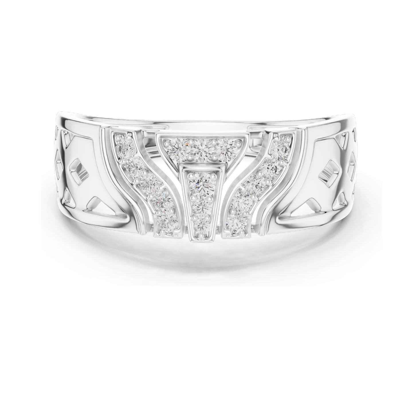 Lab Diamond Ladies Ring | 0.167 CT VVS-VS EF Lab Diamond, 18KT Gold | Rose, Yellow, White Gold, Moissanite Options | Elegant Design