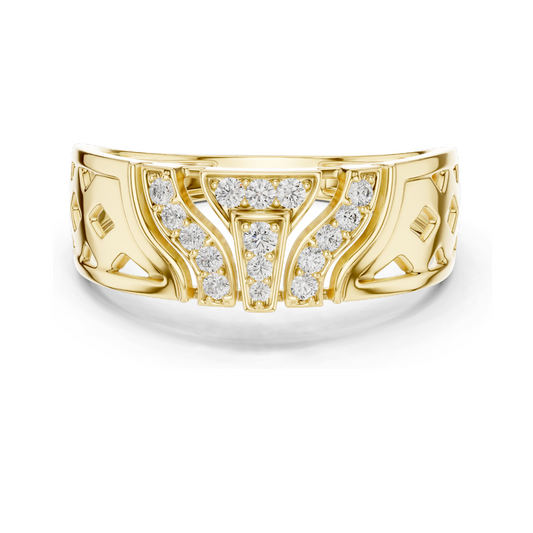 Lab Diamond Ladies Ring | 0.167 CT VVS-VS EF Lab Diamond, 18KT Gold | Rose, Yellow, White Gold, Moissanite Options | Elegant Design