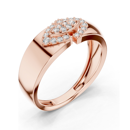 0.224 CT Lab Diamond Ladies Ring | VVS-VS EF Clarity | 18KT, 14KT, 10KT Gold & 925 Silver | Rose, Yellow, White Gold & Moissanite Options ✨💍