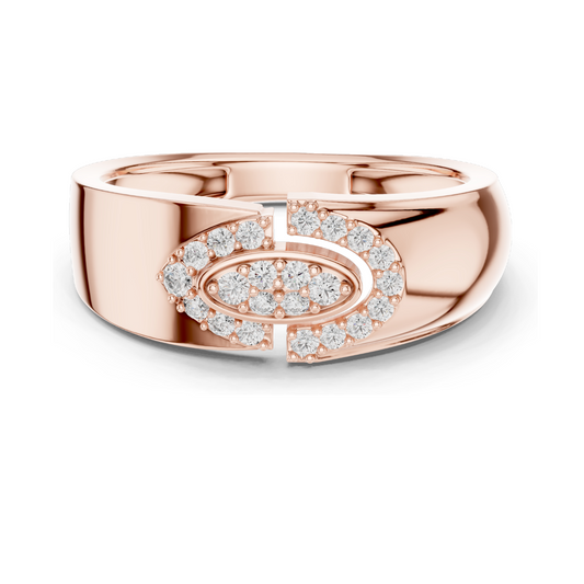 0.224 CT Lab Diamond Ladies Ring | VVS-VS EF Clarity | 18KT, 14KT, 10KT Gold & 925 Silver | Rose, Yellow, White Gold & Moissanite Options ✨💍