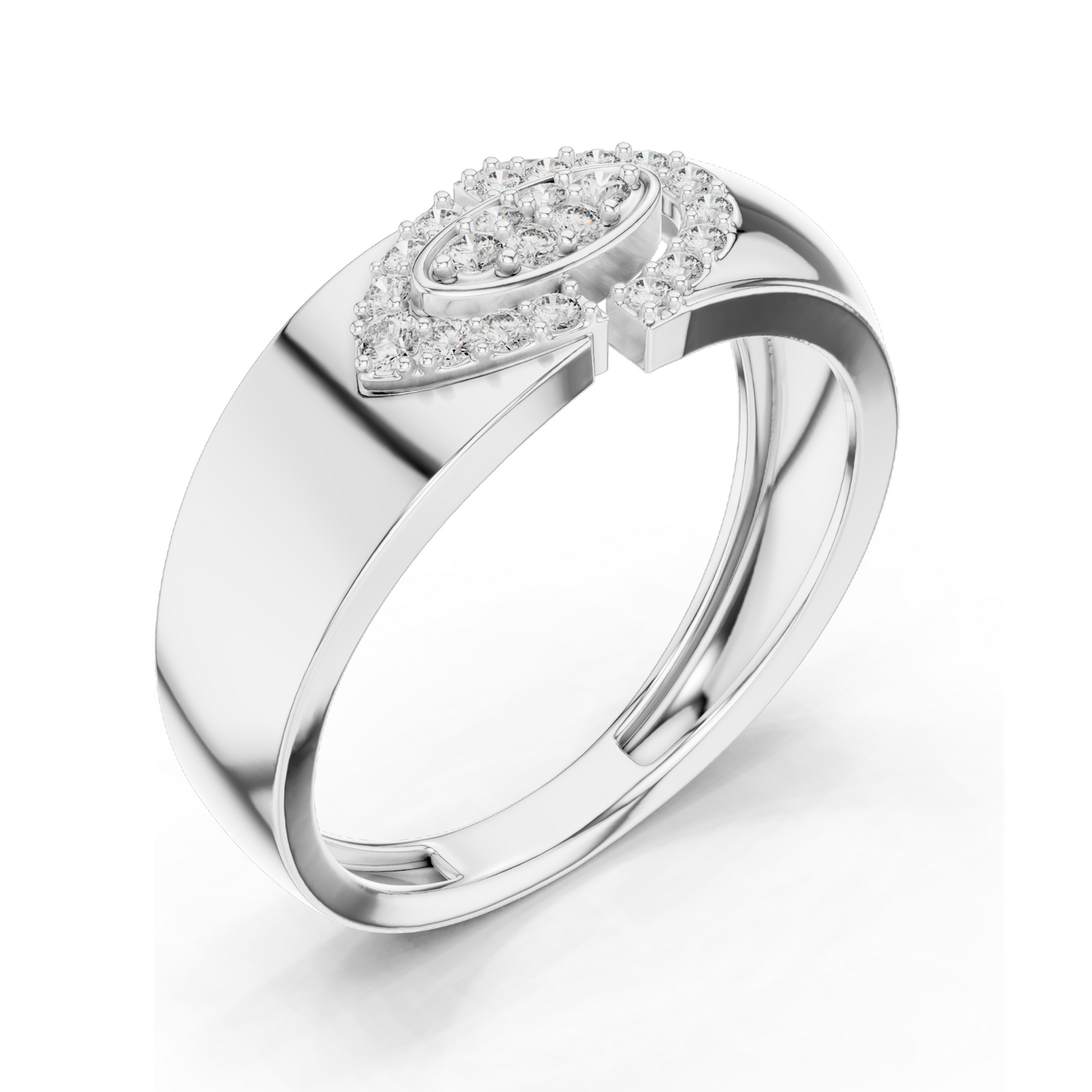 0.224 CT Lab Diamond Ladies Ring | VVS-VS EF Clarity | 18KT, 14KT, 10KT Gold & 925 Silver | Rose, Yellow, White Gold & Moissanite Options ✨💍