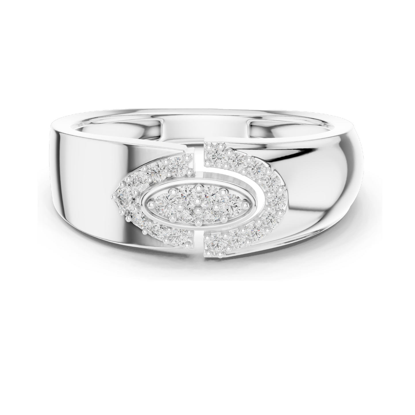 0.224 CT Lab Diamond Ladies Ring | VVS-VS EF Clarity | 18KT, 14KT, 10KT Gold & 925 Silver | Rose, Yellow, White Gold & Moissanite Options ✨💍