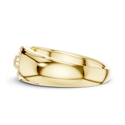 0.224 CT Lab Diamond Ladies Ring | VVS-VS EF Clarity | 18KT, 14KT, 10KT Gold & 925 Silver | Rose, Yellow, White Gold & Moissanite Options ✨💍